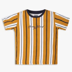 Boys Regular Fit Striped T-Shirt